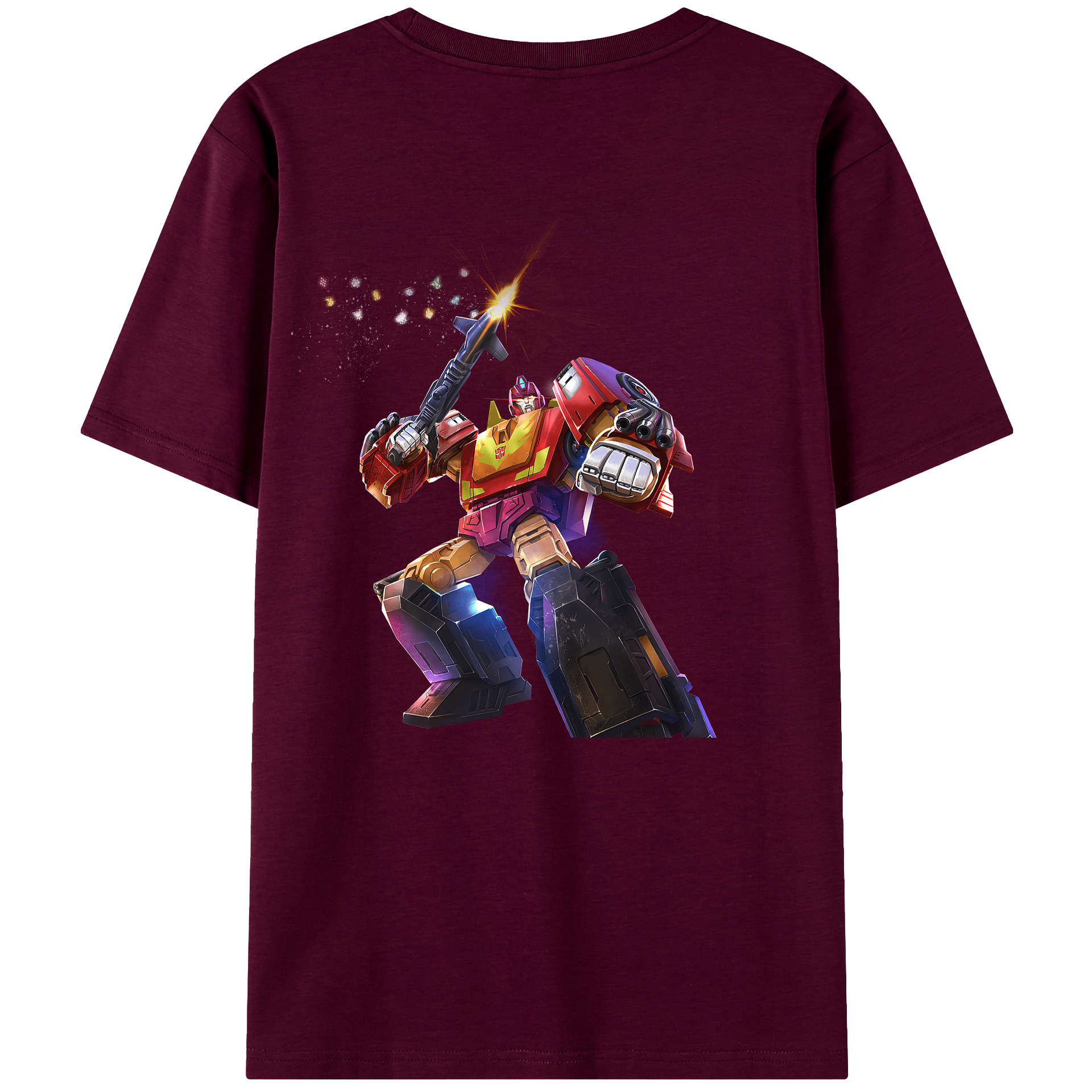 （画像用） Transformers トランスフォーマー レディース半袖Tシャツ(バックプリント)